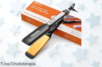 Plancha de pelo Faszin con placas de titanio y calor rápido en 30 s para un peinado ideal precio loco y descuento brutal solo hoy aprovecha este ofertón nunca visto compra ya
