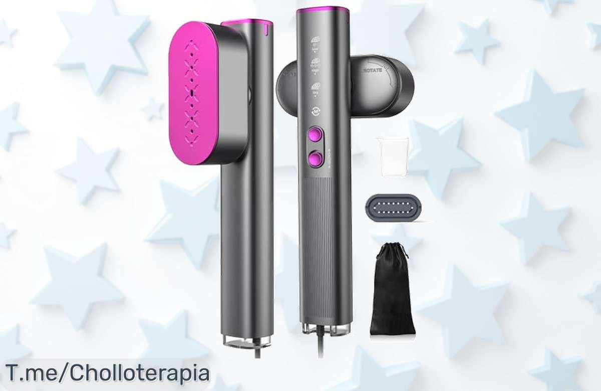 Plancha de vapor portátil Singphere con calentamiento ultra rápido en 15s precio loco y oferta limitada aprovecha este ofertón nunca visto antes compra ya o lo pierdes