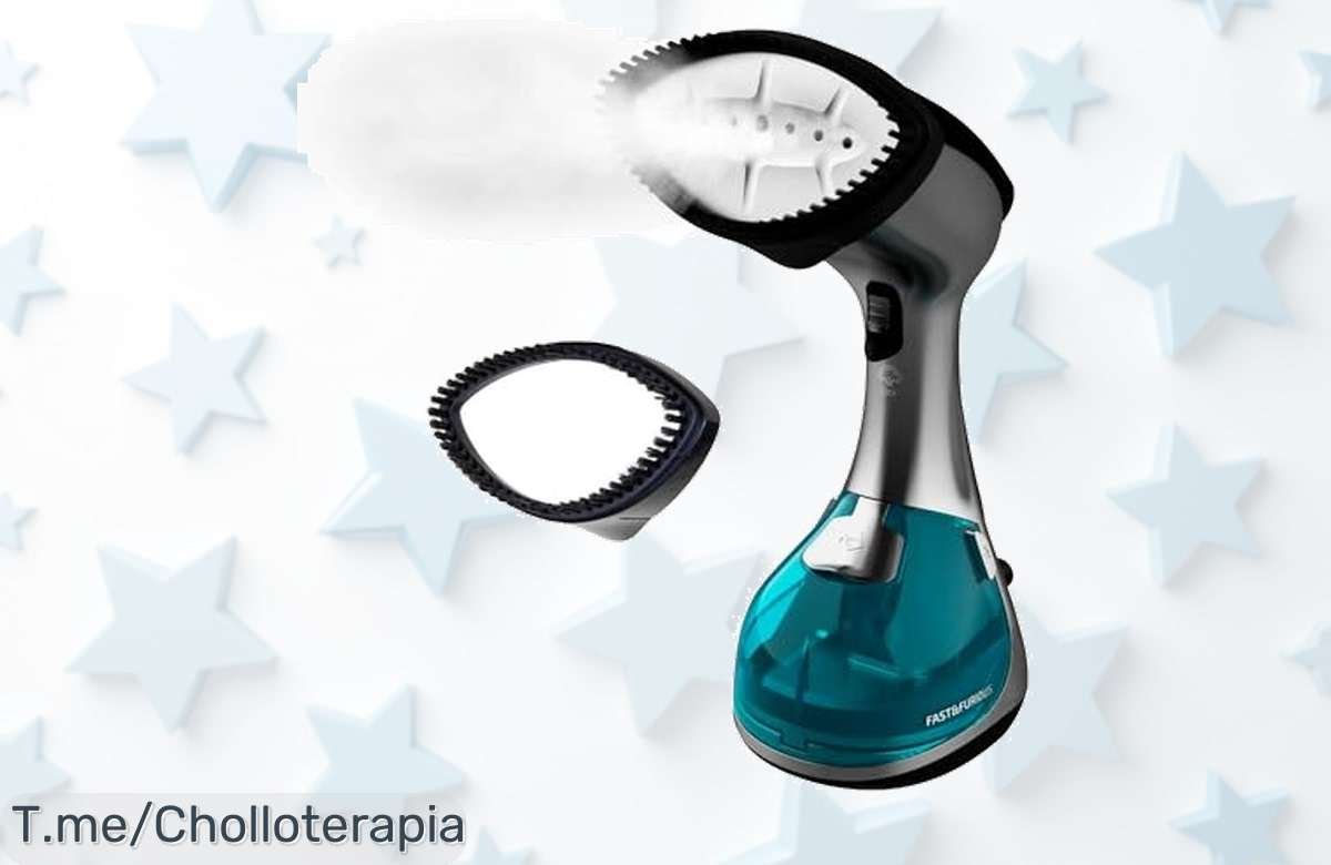 Plancha de vapor vertical Cecotec 1960W con cepillo anti pelusas y autoapagado precio loco nunca visto elimina arrugas ya aprovecha este súper chollo limitado