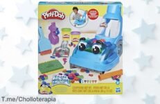 PlayDoh Zoom Zoom aspiradora de juguete con plastilina que recoge de verdad disfruta del super chollo y descuento brutal nunca visto compra ya antes que se acabe