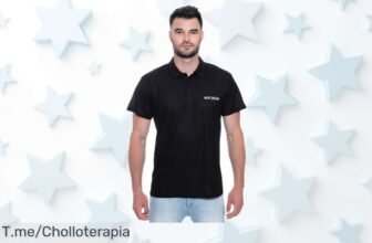 Polo básico negro Mont Emilian Caen con caída de precio brutal y diseño clásico único aprovecha este ofertón nunca visto corre por tu super chollo limitado ahora
