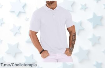 Polo hombre súper elástico y ligero con diseño clásico único precio loco nunca visto aprovecha este ofertón de chollo limitado ¡compra ya antes que se acabe!
