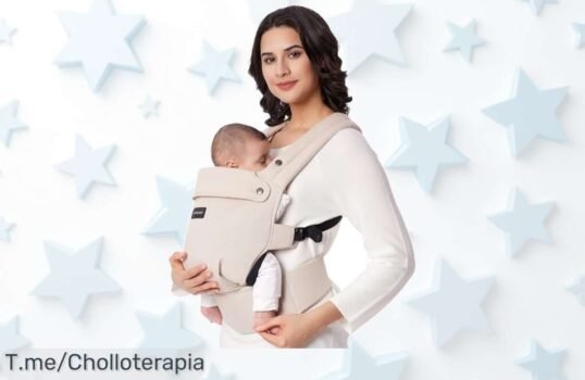 Portabebés momcozy ergonómico con descuento brutal para llevar a tu peque sin manos aprovecha este super chollo precio loco y oferta nunca vista ¡compra ya antes que se acabe!