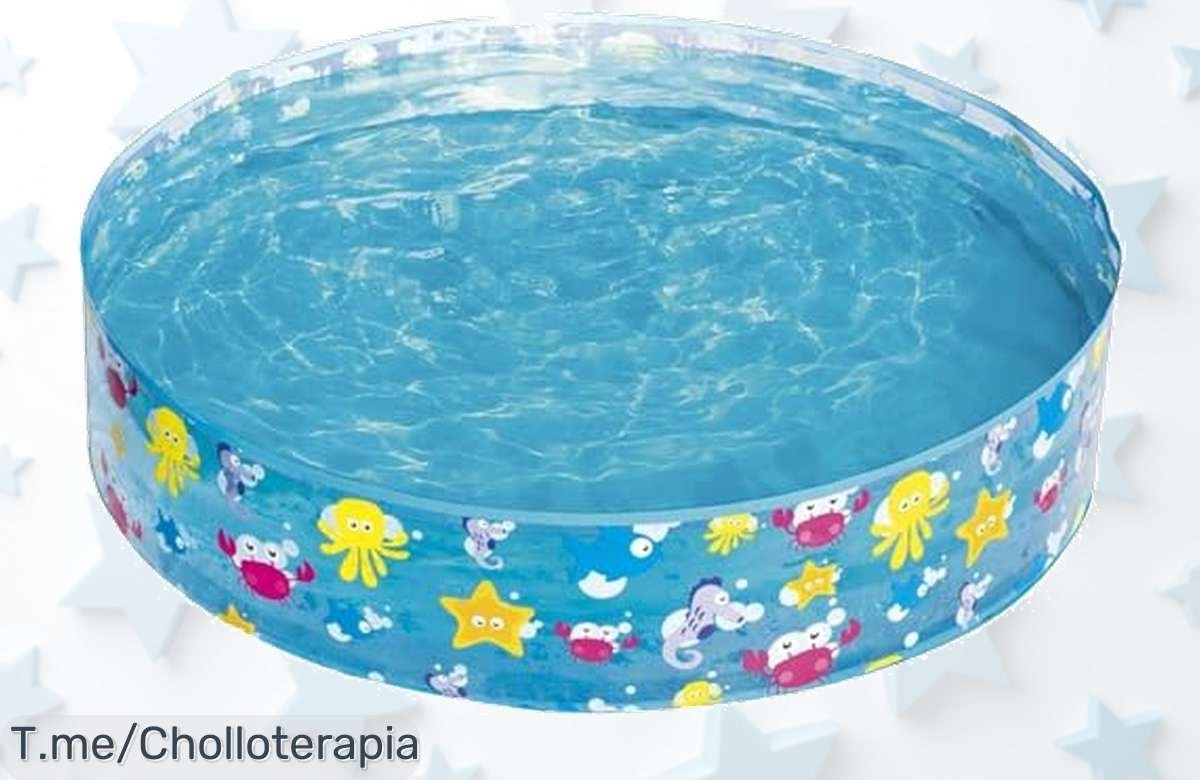 Pratesi piscina rígida súper cool resistente y fácil de armar con descuento brutal ¡un precio loco nunca visto para refrescar tu patio aprovecha este ofertón ahora antes que se acabe!