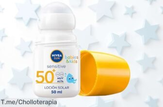Protege a los peques con NIVEA SUN FP 50+ súper resistente al agua piel sensible un super chollo nunca visto precio de ganga ¡aprovecha ya esta oferta limitada!