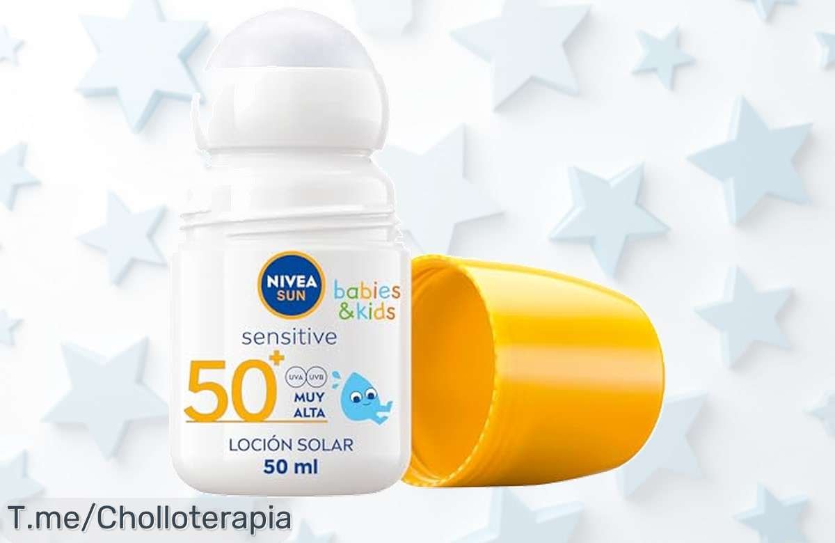 Protege a los peques con NIVEA SUN FP 50+ súper resistente al agua piel sensible un super chollo nunca visto precio de ganga ¡aprovecha ya esta oferta limitada!