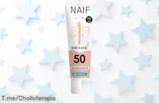 Protege la piel de tu pequeño con naïf crema solar mineral spf 50 súper resistente y sin perfume oferta brutal precio loco que se acaba ya ¡compra ahora!