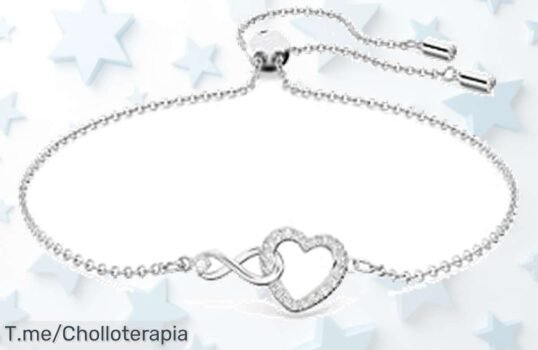 Pulsera Swarovski Infinity brillo único con corazón diseño irresistible super chollo nunca visto aprovecha esta oferta loca antes que desaparezca