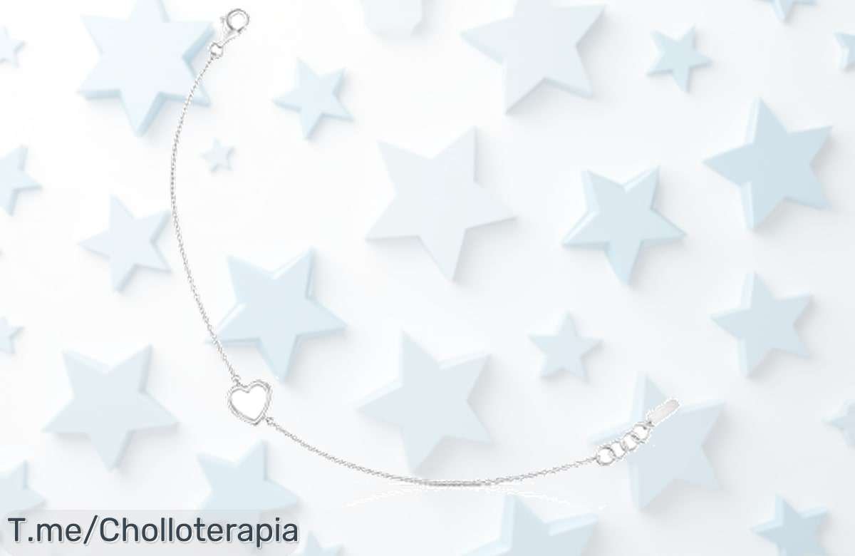 Pulsera Tous de plata 925 con corazón que brilla mogollón oferta nunca vista a precio loco super chollo limitado corre y no te quedes sin este ofertón