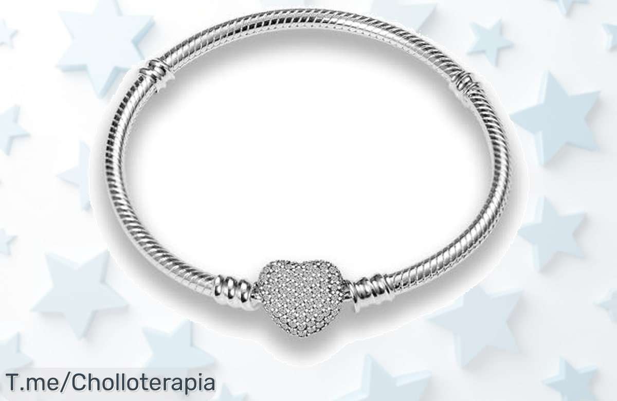 Pulsera de plata 925 con diseño único que brilla y combina con tus charms favoritos disfruta este ofertón nunca visto al precio loco que vuela ¡compra ya antes que se acaben!