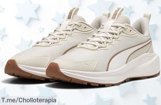Puma Skyrocket Lite Trail en Alpine Snow Gold con amortiguación perfecta para tu día a día precio de ganga y ofertón que no volverás a ver entra ya y aprovecha este descuento brutal