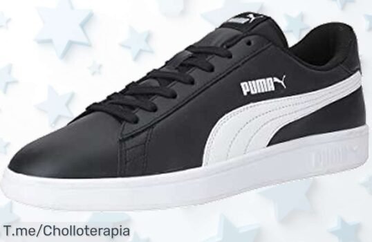 Puma Smash V2 L con suela súper resistente y cuero premium a precio loco un super chollo que nunca has visto aprovecha este ofertón de descuento brutal antes que se agote