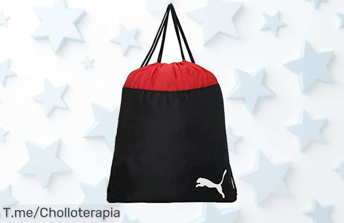 Puma teamGOAL 23 rojo con doble cuerda súper resistente y cierre seguro aprovecha este ofertón a precio loco para lucir estilo único corre ya oferta limitada que se agota rápido