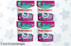 Puntomatic 22 cápsulas tricámara ultra frescor super chollo con descuento brutal deja tu ropa impecable sin manchas aprovecha este precio de ganga ya que vuela oferta limitada