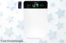 Purificador Jocca triple filtro con luz UV y generador de iones aire puro y saludable precio loco nunca visto oferta limitada compra ya antes que se agote