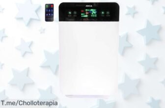 Purificador Jocca triple filtro con luz UV y generador de iones aire puro y saludable precio loco nunca visto oferta limitada compra ya antes que se agote