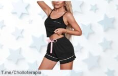 Rayson pijamas mujer verano cortos y suaves que realzan tus curvas con un precio loco y descuento brutal aprovecha este super chollo limitado ¡compra ya antes que vuelen!