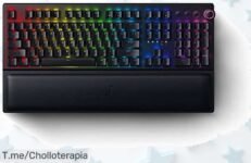 Razer BlackWidow V3 Pro con interruptores verdes mecánicos y luces RGB que brillan en tu juego disfruta del precio loco y descuento brutal solo por tiempo limitado ¡aprovecha ya este ofertón!