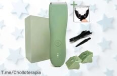 Recortador de bolas con hoja cerámica resistente al agua ipx7 disfruta de un precio loco en este ofertón limitado para que siempre luzcas perfecto ¡aprovecha ya!