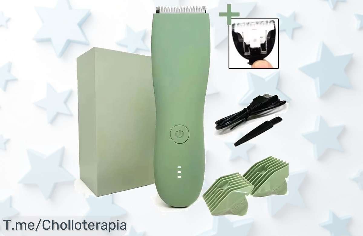 Recortador de bolas con hoja cerámica resistente al agua ipx7 disfruta de un precio loco en este ofertón limitado para que siempre luzcas perfecto ¡aprovecha ya!