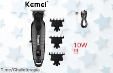 Recortador profesional kemei 2293 sin cuerda con carga rápida corte impecable precio loco oferta brutal nunca vista compra ya antes que se agoten