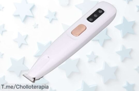 Recortadora para perros y gatos con luz led súper silenciosa que cuida a tu mascota aprovecha este super chollo con descuento brutal precio de ganga oferta limitada actúa ya
