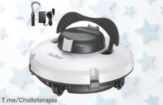 Redkey S100 limpiafondos sin cables con doble motor potente que limpia piscinas grandes rápido oferta nunca vista precio de ganga urgente compra ya antes que se agoten