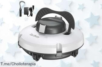 Redkey S100 limpiafondos sin cables con doble motor potente que limpia piscinas grandes rápido oferta nunca vista precio de ganga urgente compra ya antes que se agoten