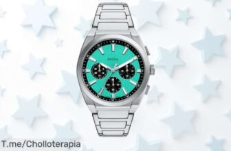 Reloj Fossil Everett cronógrafo con diseño irresistible y resistencia al agua a un precio loco único descuento brutal corre antes que se acabe esta oferta de ganga