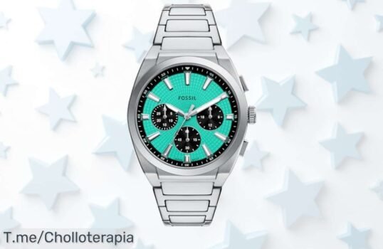 Reloj Fossil Everett cronógrafo con diseño irresistible y resistencia al agua a un precio loco único descuento brutal corre antes que se acabe esta oferta de ganga