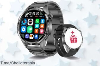 Reloj inteligente GT5 PRO con pantalla AMOLED HD y GPS a precio loco ¡disfruta llamadas y NFC en un ofertón nunca visto corre ya es tu precio de ganga!