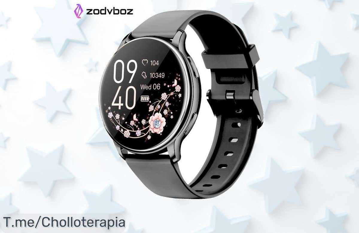 Reloj inteligente con Bluetooth y control cardíaco en oferta nunca vista disfruta de un super chollo con llamadas y dial personalizable aprovecha este ofertón ya