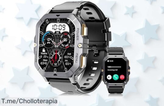 Reloj inteligente oukitel con llamadas Bluetooth y más de 100 modos deportivos en un súper chollo que nunca viste disfruta este ofertón y aprovecha el descuento brutal ya
