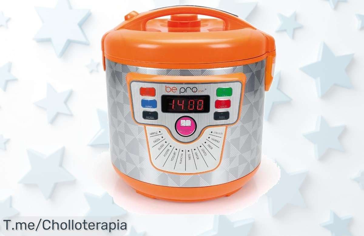 Robot de cocina 14 en 1 Bepro Chef delicook con 5 litros y menú variado ofrece un super chollo nunca visto para cocinar fácil y rápido ¡aprovecha este ofertón ya!