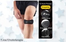 Rodillera ajustable de gel para proteger tu rodilla nunca vista con soporte único no dejes pasar este ofertón precio loco y descuento brutal solo hoy actúa ya