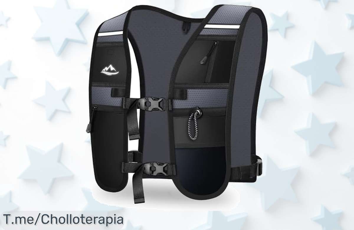 Rolgno chaleco running transpirable con gran capacidad de 2L el super chollo que necesitas para tus carreras ahora en un precio loco corre y aprovecha esta oferta limitada jamás vista