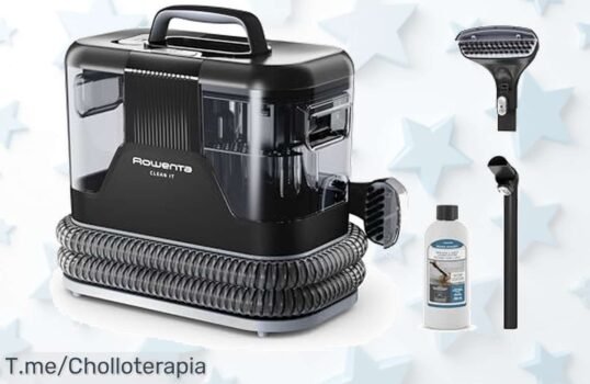 Rowenta Clean It potente succión de 12,5 kPa con depósitos extra grandes es un ofertón que limpia rápido y sin parar precio loco por tiempo limitado ¡aprovecha ya!
