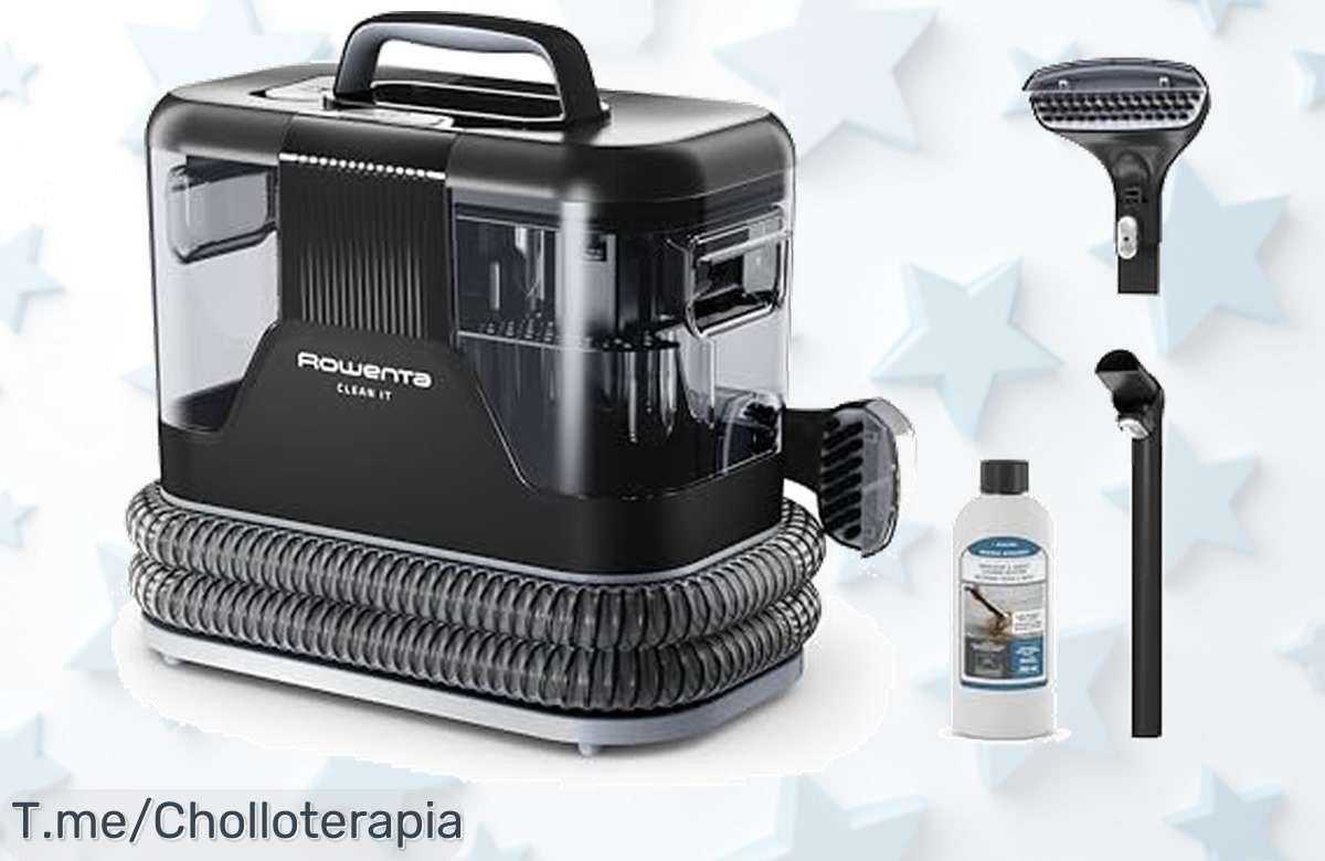 Rowenta Clean It potente succión de 12,5 kPa con depósitos extra grandes es un ofertón que limpia rápido y sin parar precio loco por tiempo limitado ¡aprovecha ya!