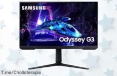 Samsung Odyssey G3 27” IPS con 180Hz y 1ms a un ofertón nunca visto disfruta cada partida sin perder detalle corre por tu super chollo antes que desaparezca