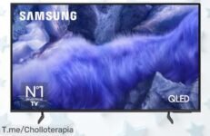 Samsung TV 55 pulgadas QLED con imagen 4K de otro nivel y más de 120 canales gratis a precio loco ¡ofertón nunca visto que vuela contigo, corre antes que se acabe!