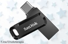 SanDisk Ultra Dual Drive Go 128GB con velocidad brutal y doble conexión para pasar todo rápido este super chollo es un ofertón nunca visto compra ya antes que se agote