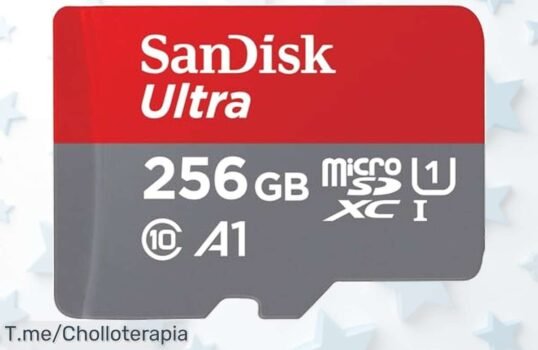SanDisk Ultra Micro SDXC 256 GB con adaptador súper rápida para miles de fotos y videos en un precio loco oferta limitada que vuela ¡aprovecha este super chollo ahora!