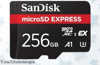 SanDisk microSD Express 256 GB con velocidad brutal que vuela, recuperación de archivos gratis y un descuento brutal nunca visto corre por este super chollo ya