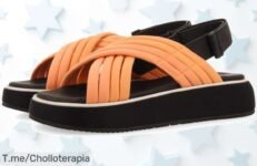 Sandalia deportiva coral con plataforma Gioseppo Bryher cuesta un descuento brutal nunca visto y es un ofertón de precio loco para que tus looks brillen corre que vuelan unidades