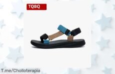 Sandalias de verano negras antideslizantes con precio loco y descuento brutal disfruta la frescura perfecta para la playa compra ya este super chollo oferta limitada