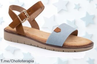 Sandalias planas mujer con hebilla y plantilla acolchada a precio de ganga aprovecha este super chollo único corre que vuelan las unidades limitadas