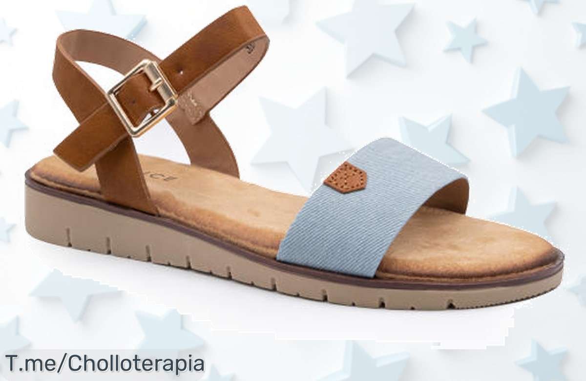 Sandalias planas mujer con hebilla y plantilla acolchada a precio de ganga aprovecha este super chollo único corre que vuelan las unidades limitadas