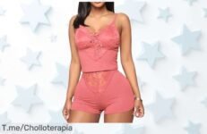 Satohom pijama mujer verano super sexy que moldea tu figura al instante con shorts cintura alta precio de ganga nunca visto aprovecha este ofertón único antes que desaparezca