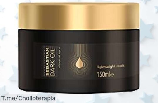Sebastian Professional Dark Oil con aceites de jojoba y argán alucinante precio loco para un pelo suave y sedoso nunca visto aprovecha este super chollo antes que se acabe ¡no lo dejes pasar!