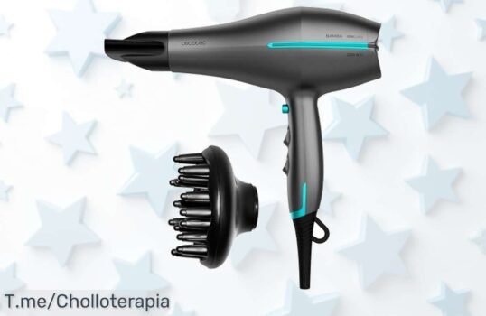 Secador Cecotec Bamba IoniCare 5300 con motor potente y secado ultra rápido olvídate del frizz ya con este super chollo a precio de ganga oferta limitada actúa ahora